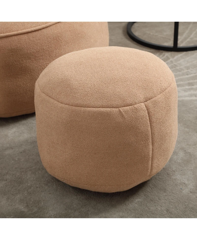 Streamdale Furniture High-Pressure Foam Bean Bag Sofa with Footrest