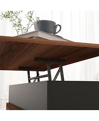 Lift Top Coffee Table with Hidden Compartments