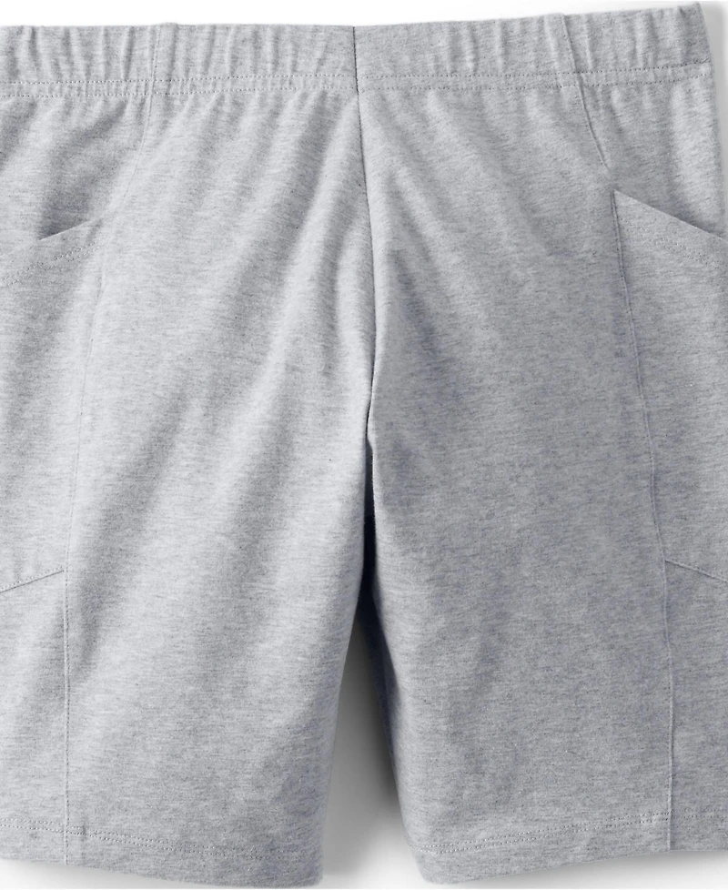 Lands' End Girls Tough Cotton Bike Short with Pockets