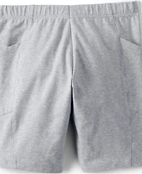 Lands' End Girls Tough Cotton Bike Short with Pockets