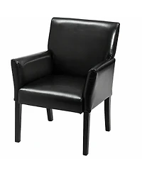 Sugift Modern Pu Leather Executive Arm Chair Sofa