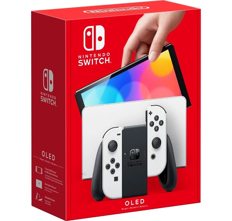 Nintendo Switch Oled White Bundle With Accessories and Detective Pikachu Returns Game