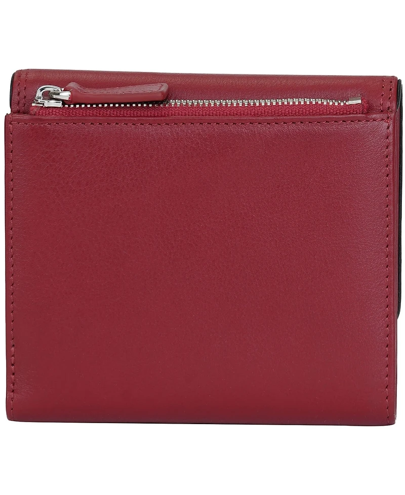 Mancini Women's Sonoma Rfid Secure Clutch Wallet
