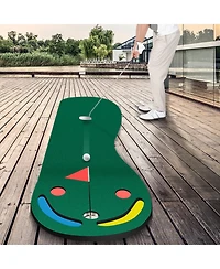Golf Putting Green Set for Indoor Outdoor Use