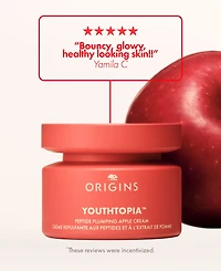 Origins Youthtopia Plumping Apple Face Moisturizer with Peptides, 1.7 oz