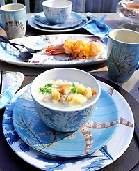 Certified International Beyond the Shore Set of 4 Mugs
