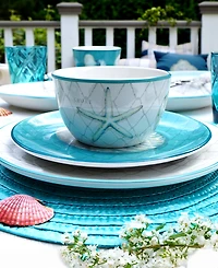 Certified International Ocean View Set of 4 Ice Cream Bowls