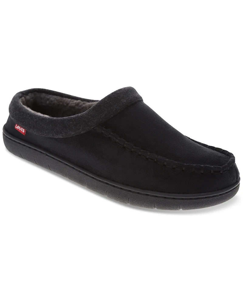Levi's Men's Victor Faux-Sherpa Slippers