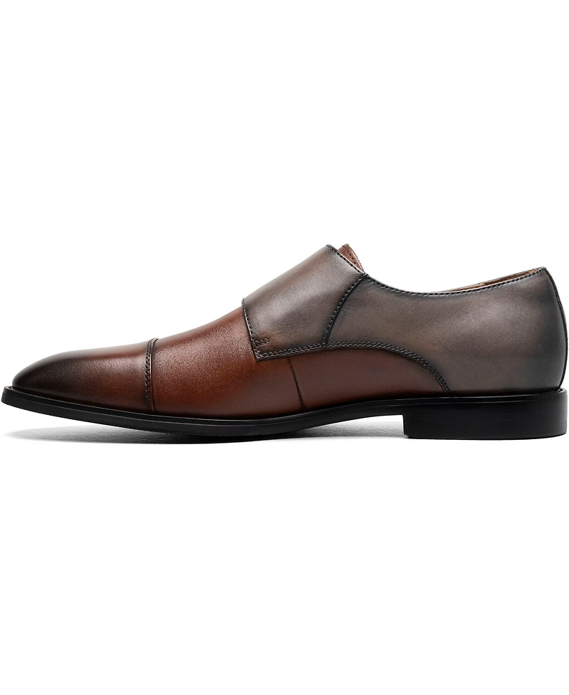 Stacy Adams Men's Raythorne Cap Toe Double Monk Strap Shoes