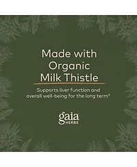 Gaia Herbs Milk Thistle Seed - Liver Supplement & Cleanse Support for Maintaining Healthy Liver Function - With Milk Thistle Seed Extract