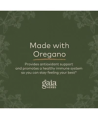 Gaia Herbs Oil of Oregano - Immune and Antioxidant Support Supplement to Help Sustain Overall Well-Being - With Oregano Oil, Carvacrol