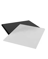 Lainy Home Modern Solid Crystal Tray, 14'' x 10''
