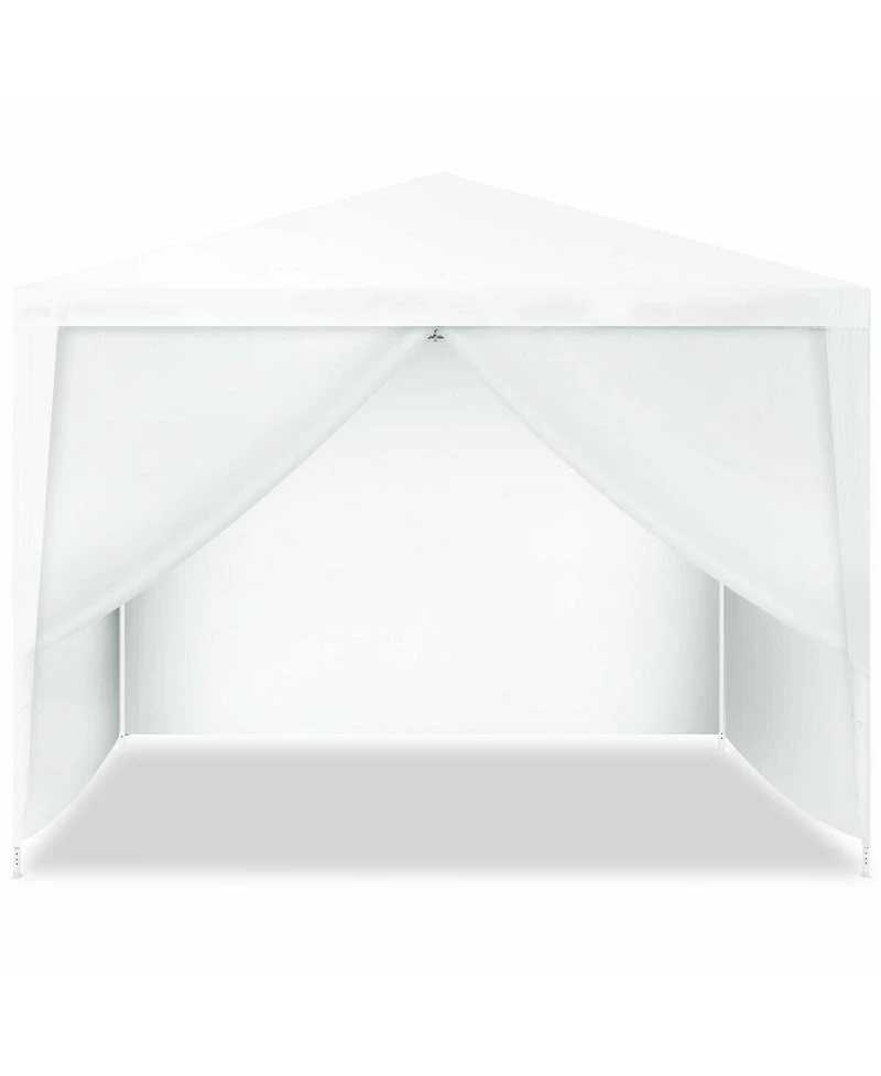 Sugift 10 x 10 Feet Outdoor Side Walls Canopy Tent with 4 Removable Sidewalls