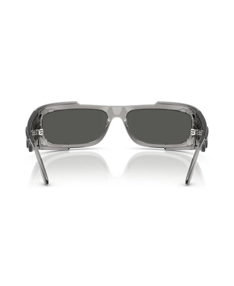 Versace Men's Rectangle Wrap Sunglasses, VE4446