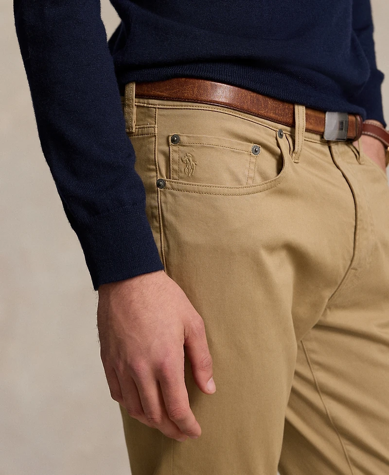 Polo Ralph Lauren Men's Varick Slim Straight Stretch Sateen Pants