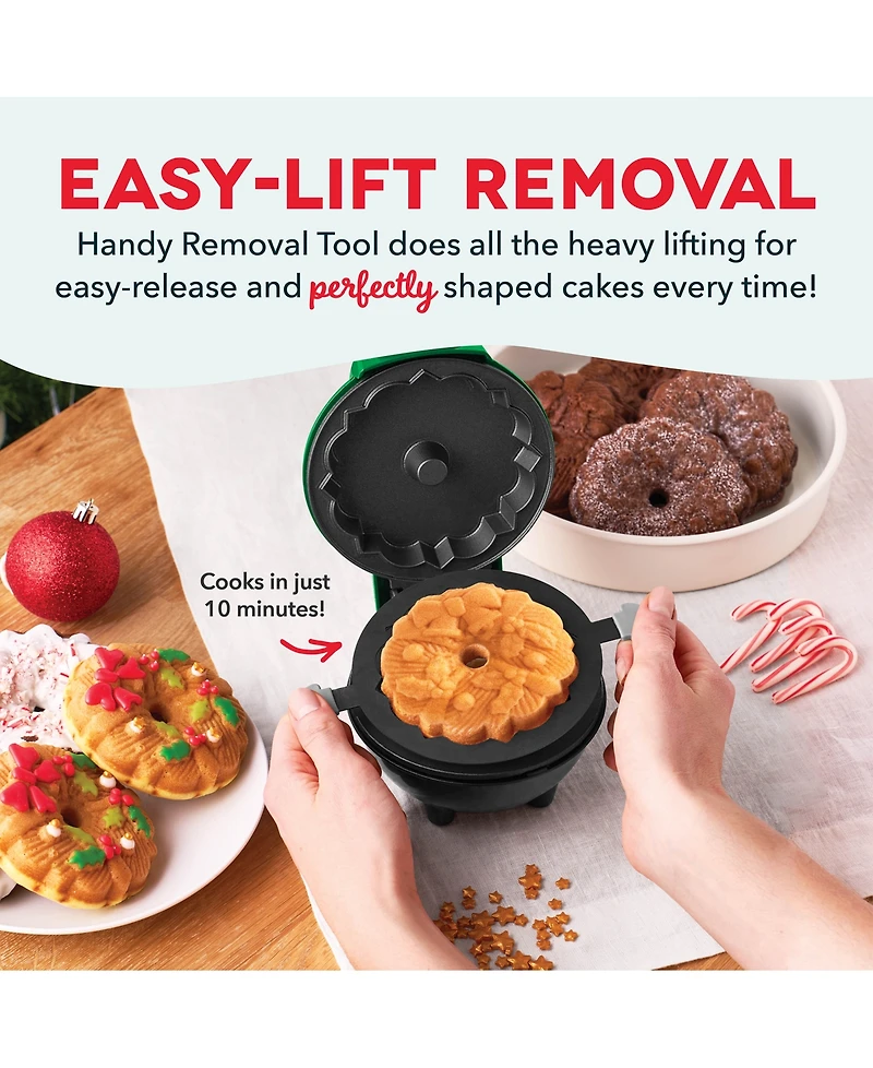 Dash Mini Wreath Bundt Cake Maker