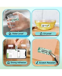 Nelko Genuine P21 Plant 2.0 Label Maker Tape, Adapted Label Print Paper, 14x40mm (0.55"x1.57"), Standard Laminated Labeling Replacement, Multipurpose