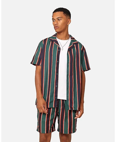Xxiii Men's Steven Stripe Button Up Shirt - Multi