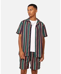 Xxiii Men's Steven Stripe Button Up Shirt - Multi