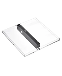 WinSpin Rectangular Serving Tray for Dual Use Prize Wheel Clear Acrylic Tradeshow Party