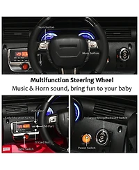 Gymax Electric 12V Kids Ride-on Car Truck Parent Control with 2.4 Ghz Remote Red