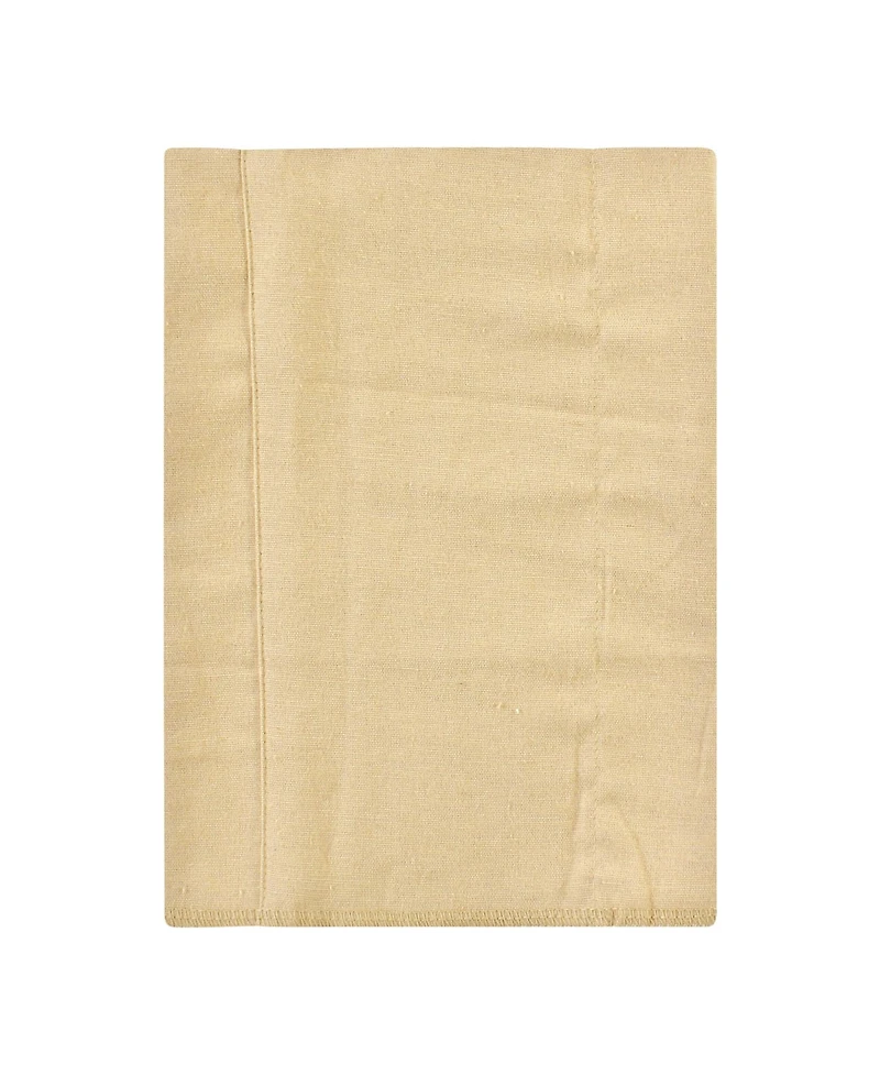 Hudson Baby Unisex Gentle 4-Pack Cotton-Poly Flannel Burp Cloths