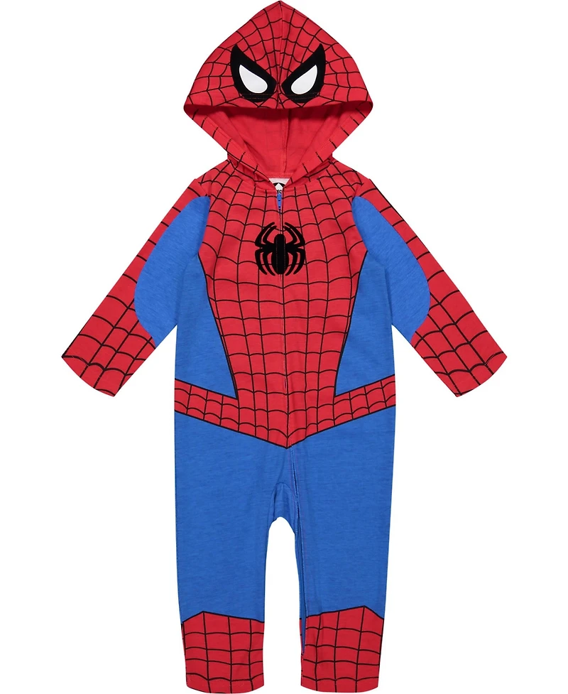 Avengers Baby Boys Spider-Verse Spider-Man Venom Iron Man Zip Up Cosplay Coverall