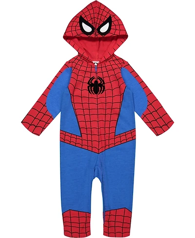 Avengers Baby Boys Spider-Verse Spider-Man Venom Iron Man Zip Up Cosplay Coverall