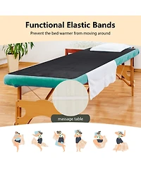 Sugift Electric Heated Mattress Pad with 5 Heating Levels and Overheat Protection