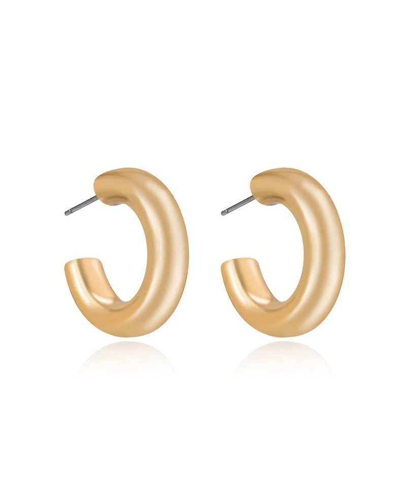 Ettika Small Thick Classic Hoop Earrings