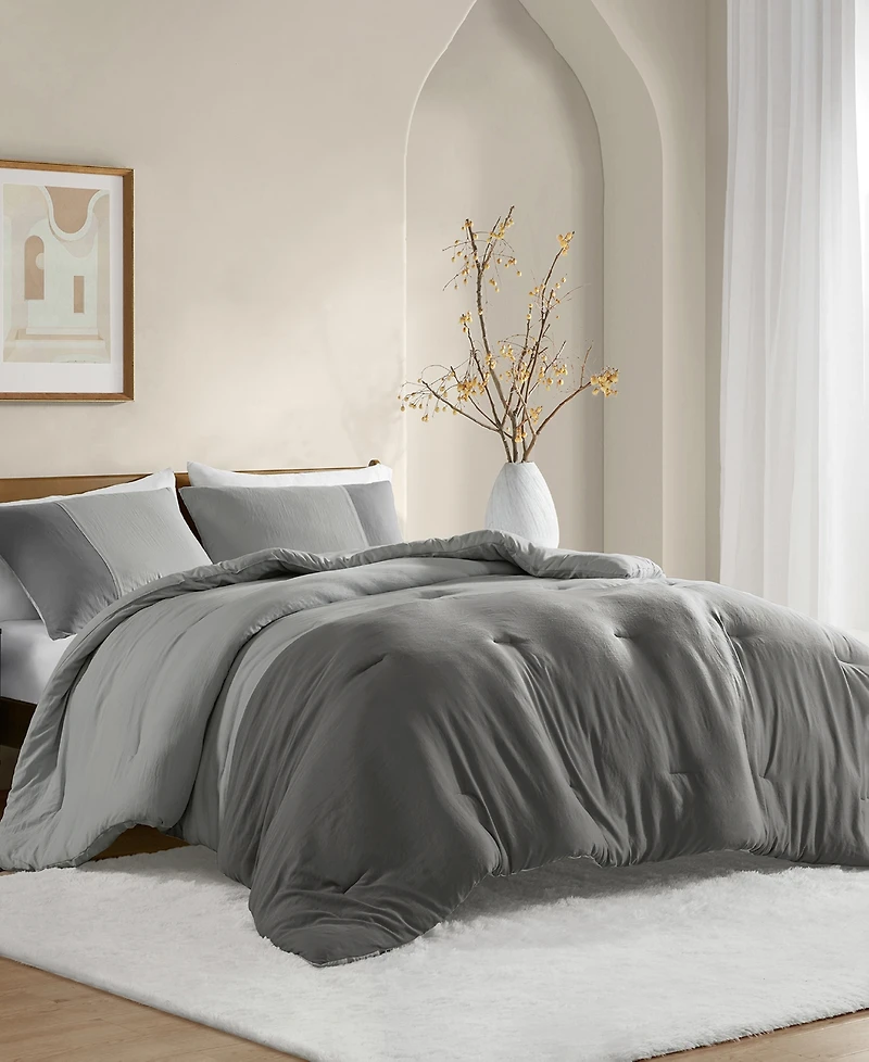 510 Design Miro Soft Washed Color Block 3-Pc. Comforter Set, Full/Queen