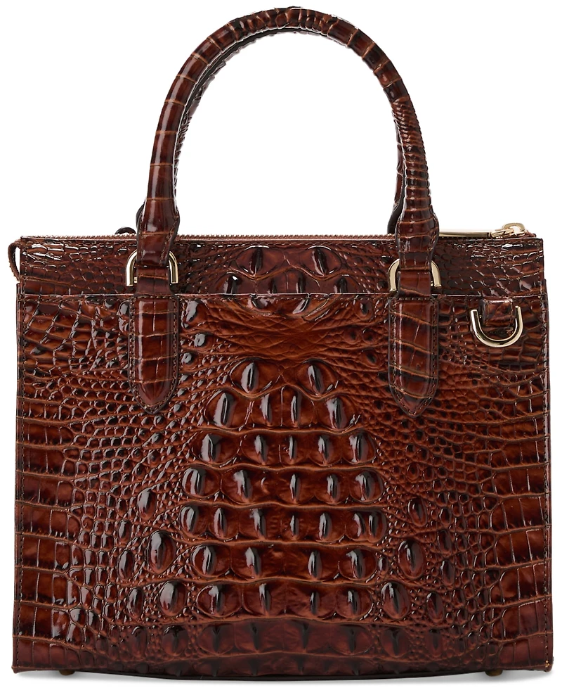 Brahmin Anywhere Convertible Melbourne Embossed Leather Satchel