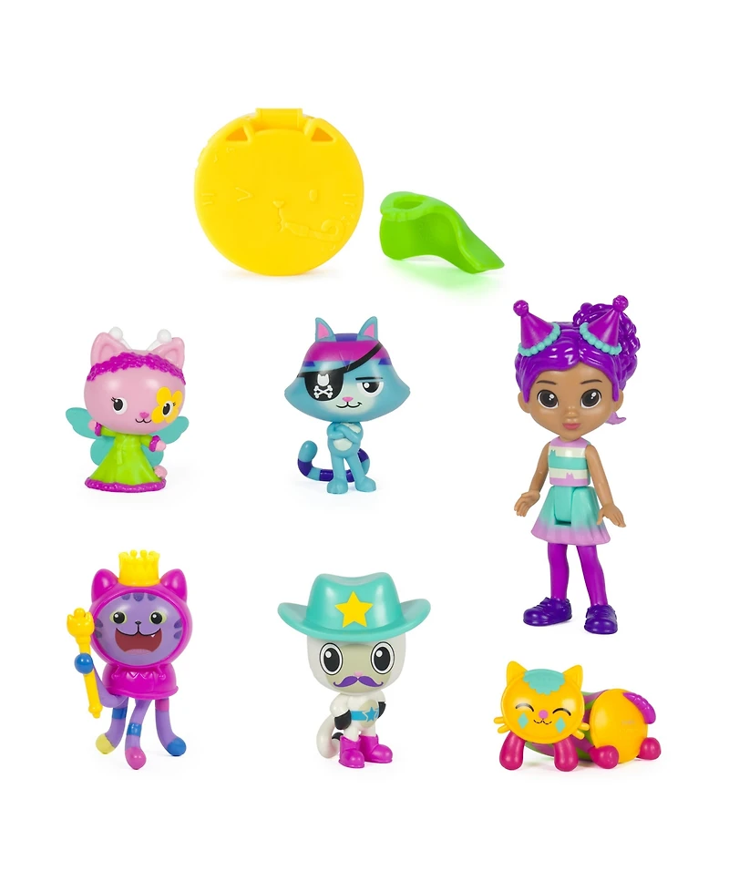 Gabby's Dollhouse Celebration Themed Cat Toy Figures
