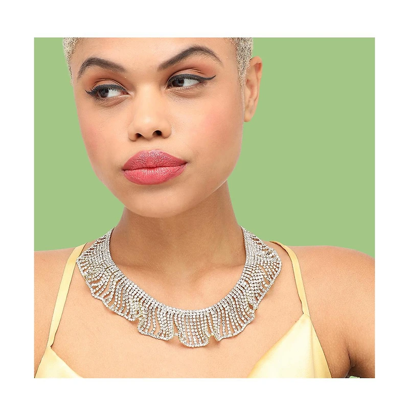 Sohi Women's Bling Statement Necklace