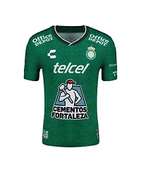 Charly Men's Green/White Club Leon 2024/25 Home Authentic Jersey