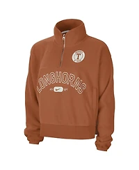 Nike Men's and Women's Texas Orange Texas Longhorns Fly Fleece Quarter-Zip Jacket