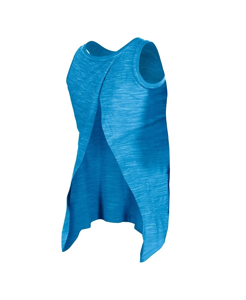 New Era Women's Blue Carolina Panthers Space Dye Active Tank Top