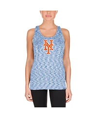 New Era Women's Royal York Mets Space Dye Keyhole Back Tank Top