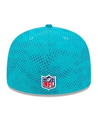 New Era Men's Aqua Miami Dolphins 2024 Sideline 59FIFTY Fitted Hat