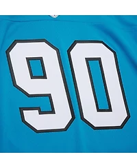 Mitchell & Ness Men's Julius Peppers Blue Carolina Panthers Legacy Replica Jersey