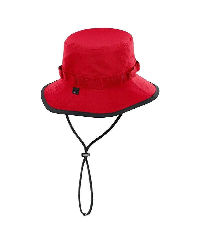 Nike Men's Scarlet Ohio State Buckeyes 2024/25 On-Field Apex Performance Boonie Bucket Hat