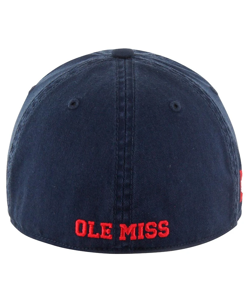 '47 Brand Men's Navy Ole Miss Rebels Vintage Sure Shot Franchise Fitted Hat