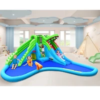 Inflatable Style Water Slide Upgraded Kids Bounce Castle w/780W Blower