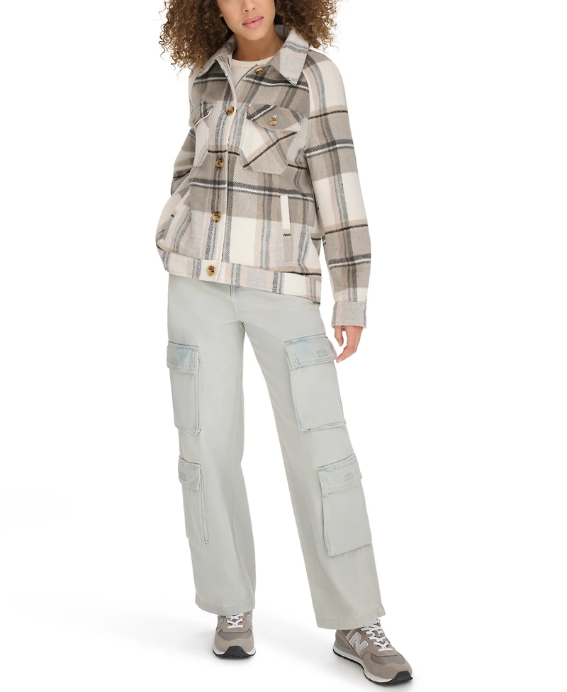 Levi's Women's Wool Blend Shirt Jacket