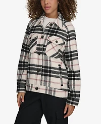 Levi's Women's Wool Blend Shirt Jacket