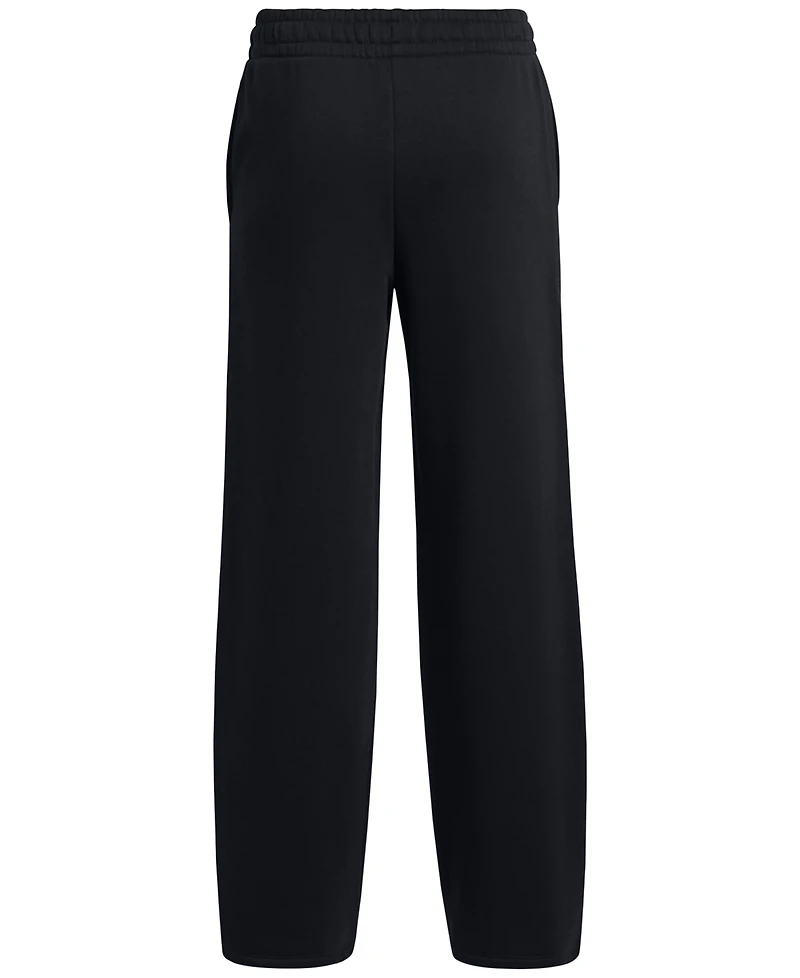 Under Armour Big Girls Rival Fleece Straight-Leg Pants