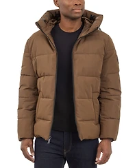 Michael Kors Men's Quilted Hooded Puffer Jacket