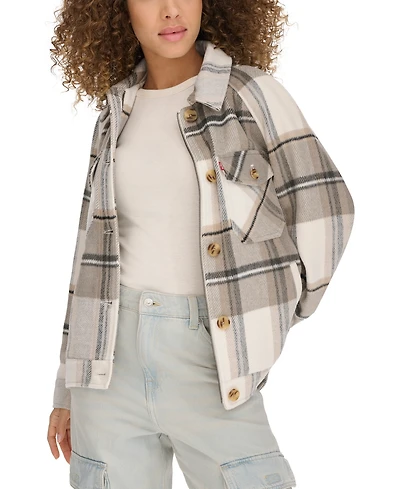 Levi's Women's Wool Blend Shirt Jacket