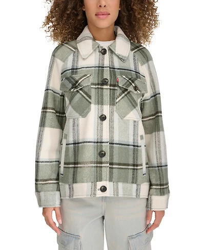 Levi's Women's Wool Blend Shirt Jacket