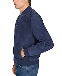 Cole Haan Men's Suede Varsity Jacket